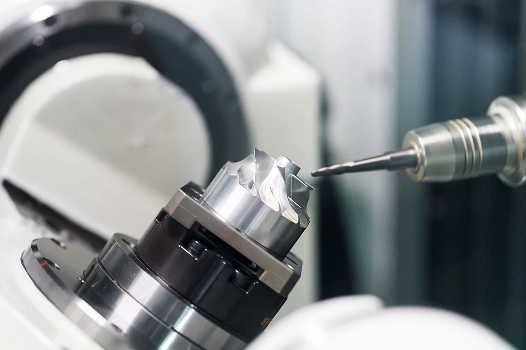 5-Axis CNC Milling of Aluminum Impeller